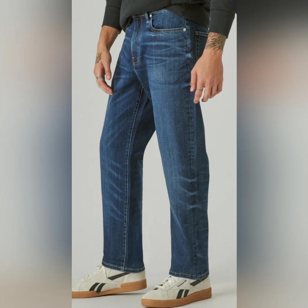NWT Lucky Brand 410 Athletic Straight Stretch Jean Sz 40 x 34
